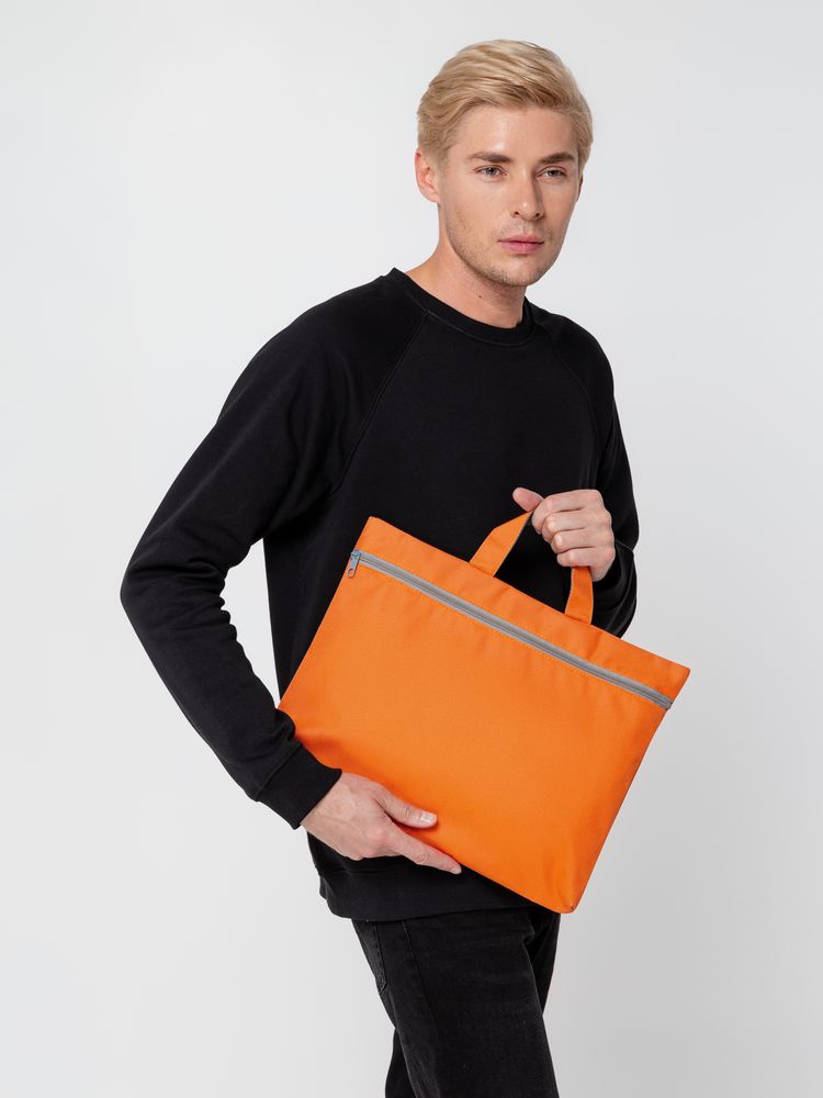 Сумка-папка Simple, оранжевая-3