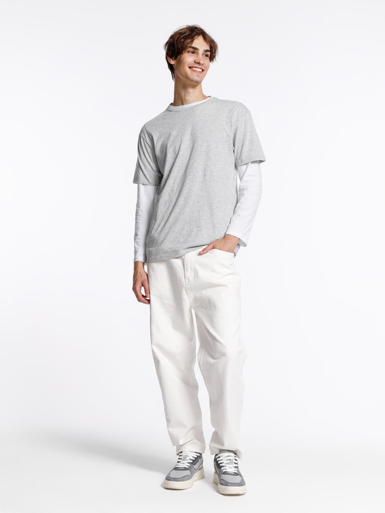 Футболка унисекс Streetwise, серый меланж-4