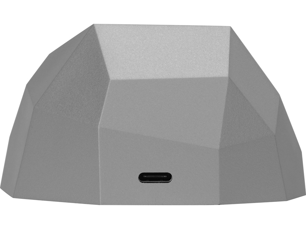 Док-станция Geo Dock с быстрой беспроводной зарядкой, серебристый с синей подсветкой. XOOPAR-7