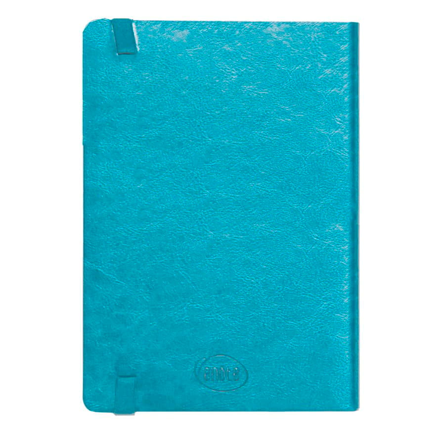 Ежедневник недатированный Boomer, А5,  лазурный, кремовый блок в линейку, без обреза, лазурный-2