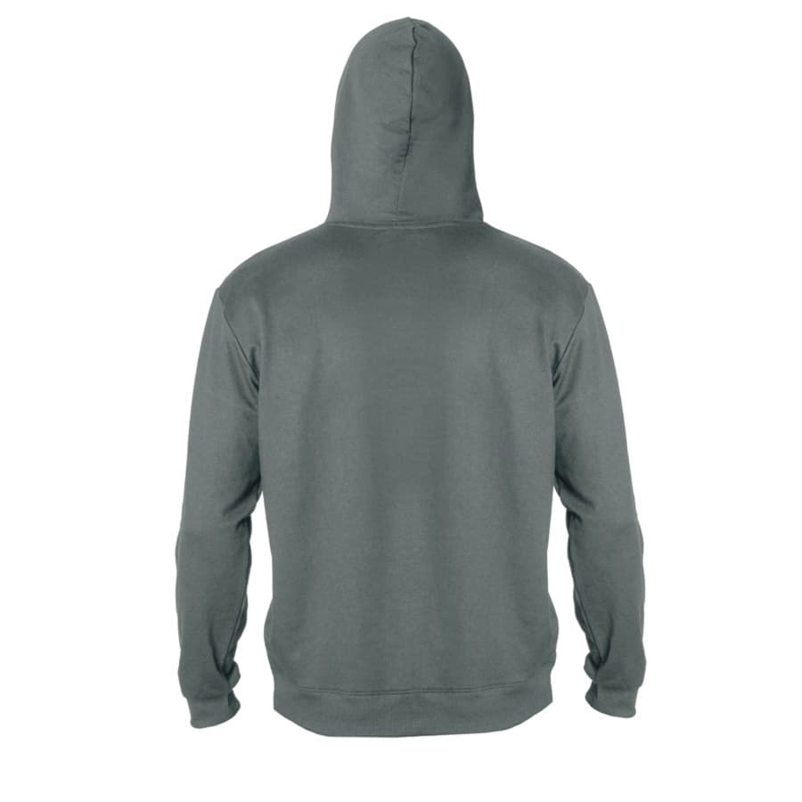 Толстовка унисекс на молнии с капюшоном EVEREST 260, темно-серый-1