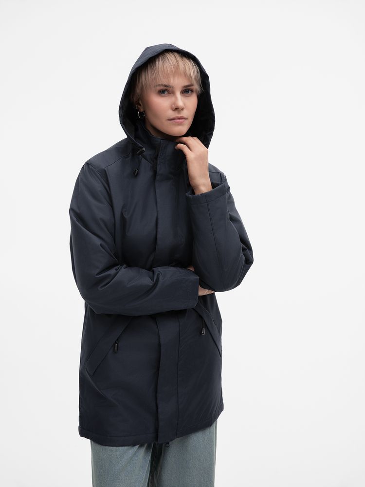 Куртка на стеганой подкладке Robyn, темно-синяя-6