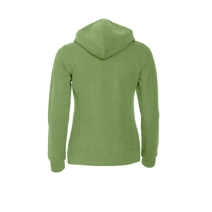 Толстовка женская Classic Hoody Full Zip, зеленый-1