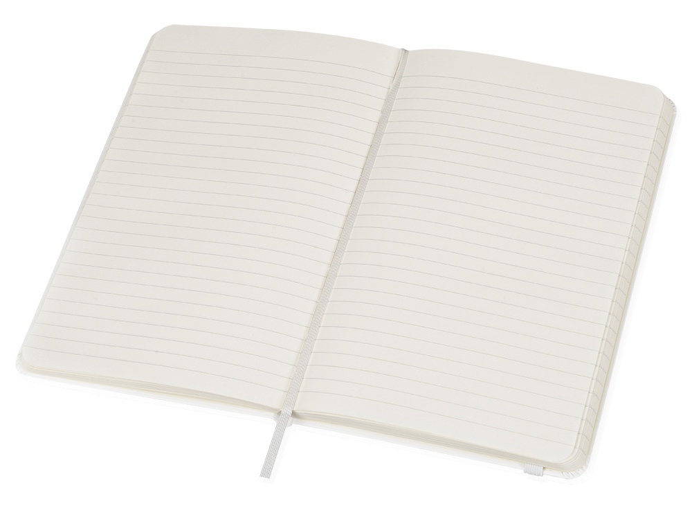 Записная книжка Moleskine Classic (в линейку) в твердой обложке, Medium (11,5x18 см), белый-1