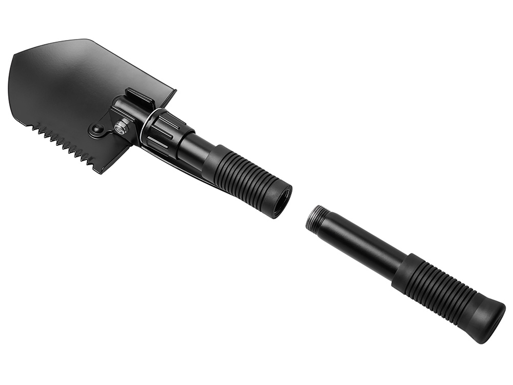 Складная лопата c чехлом Spade, черный-1