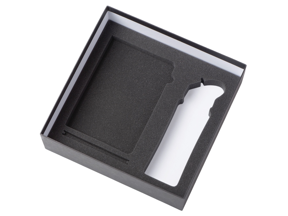 Подарочный набор c блокнотом C1, ручкой и бутылкой, оранжевый-2