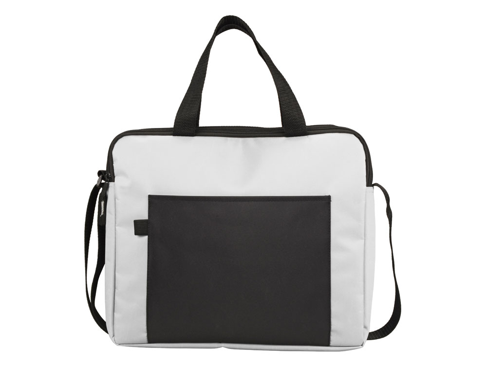 Конференц сумка для документов Congress, белый/черный-2