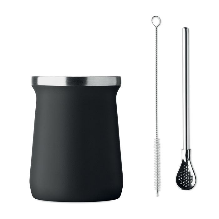 Чашка для чая мате, черный-1