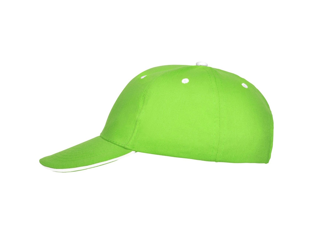Бейсболка Panel унисекс, зеленое яблоко-0