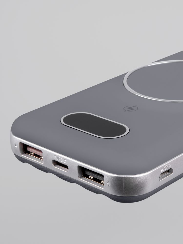 Внешний аккумулятор Omni Pro 10000 мАч, серый-3