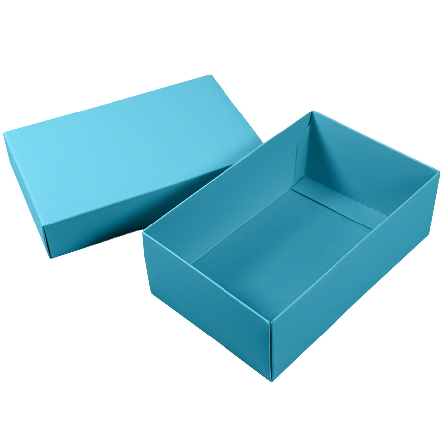Коробка картонная, "COLOR" 11,5*6*17 см; голубой, голубой-2