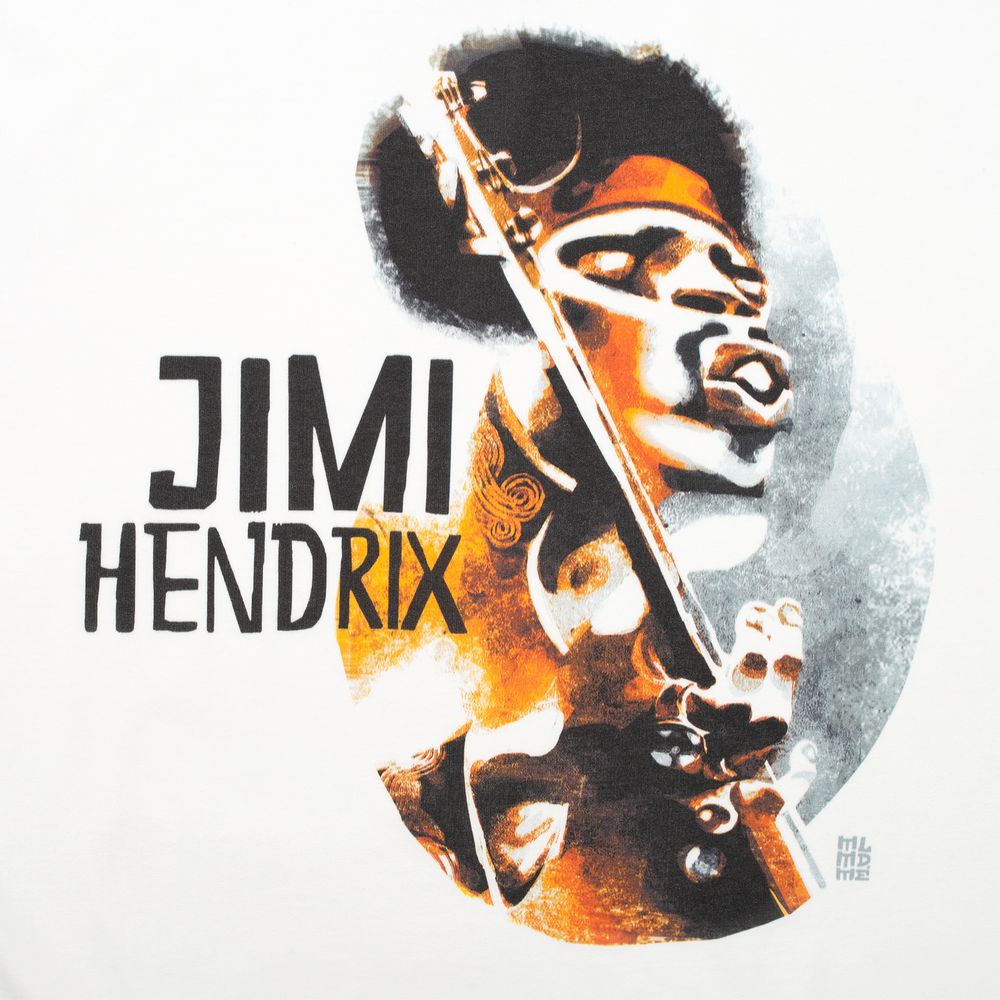 Футболка «Меламед. Jimi Hendrix», белая-3