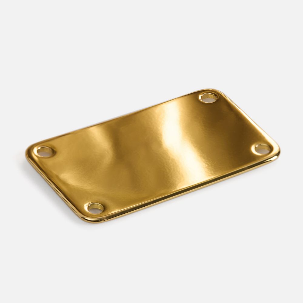 Шильдик металлический Furo, золотистый глянцевый-1