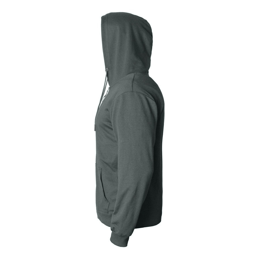 Толстовка унисекс на молнии с капюшоном EVEREST 2 260, темно-серый-2