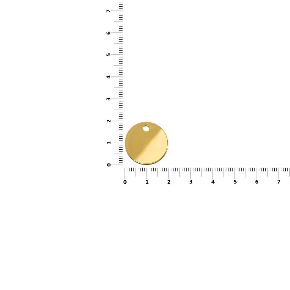 Шильдик металлический Alfa Sirkel, золотистый глянцевый-3