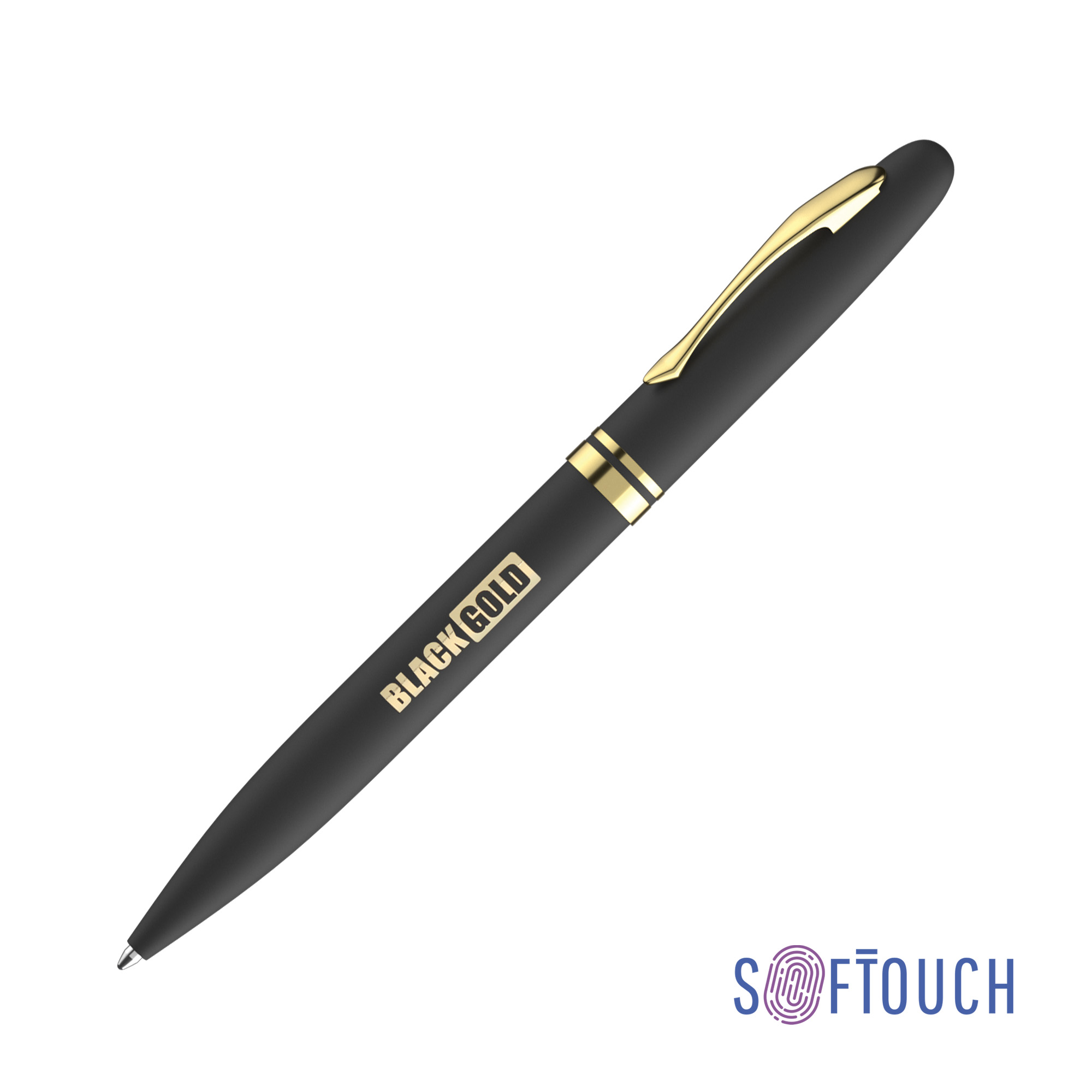 Ручка шариковая "Moon" покрытие soft touch-0