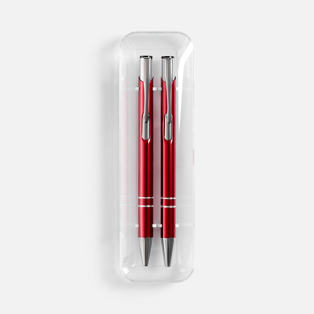 Набор из 2 ручек Keskus, красный-2