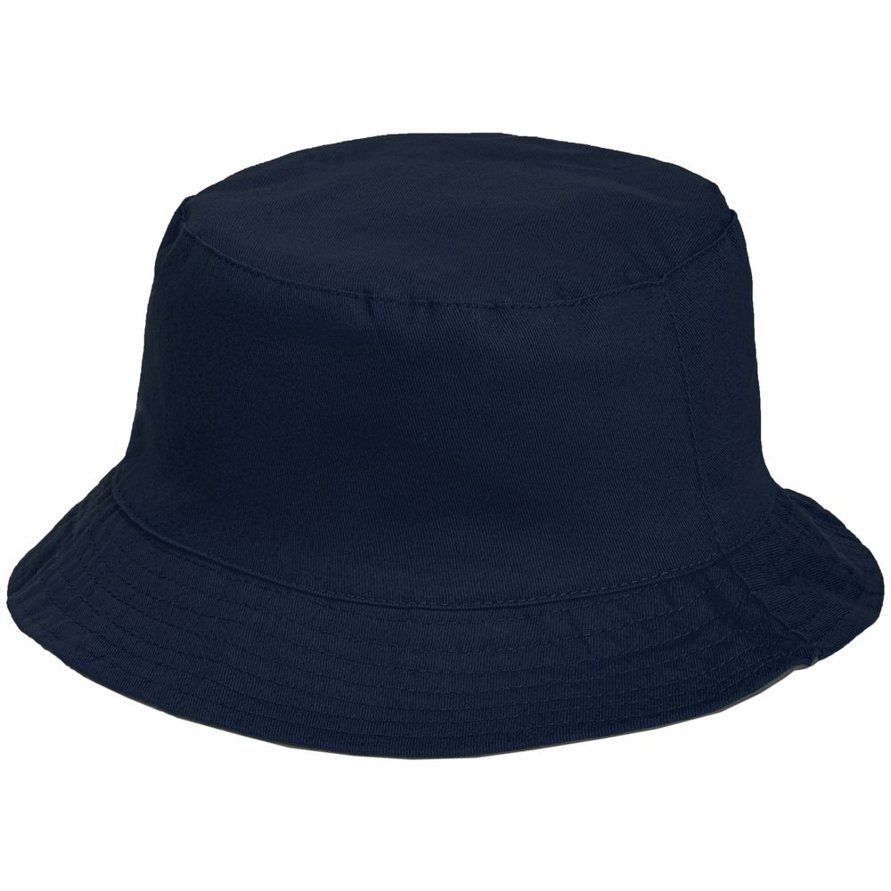 Панама Summer двусторонняя, синяя с серым-1