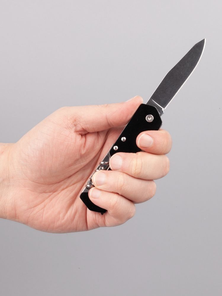 Туристический нож Liten Halp, черный-3