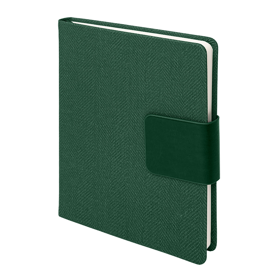 Ежедневник недатированный Mod, формат А5, в линейку, зеленый-0