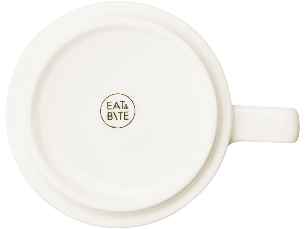 Набор чашка с бамбуковым блюдцем Sheffield, белый-2