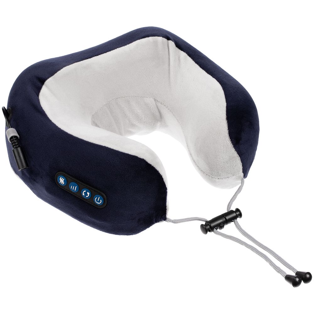 Дорожная подушка-массажер inRelax, синяя-1