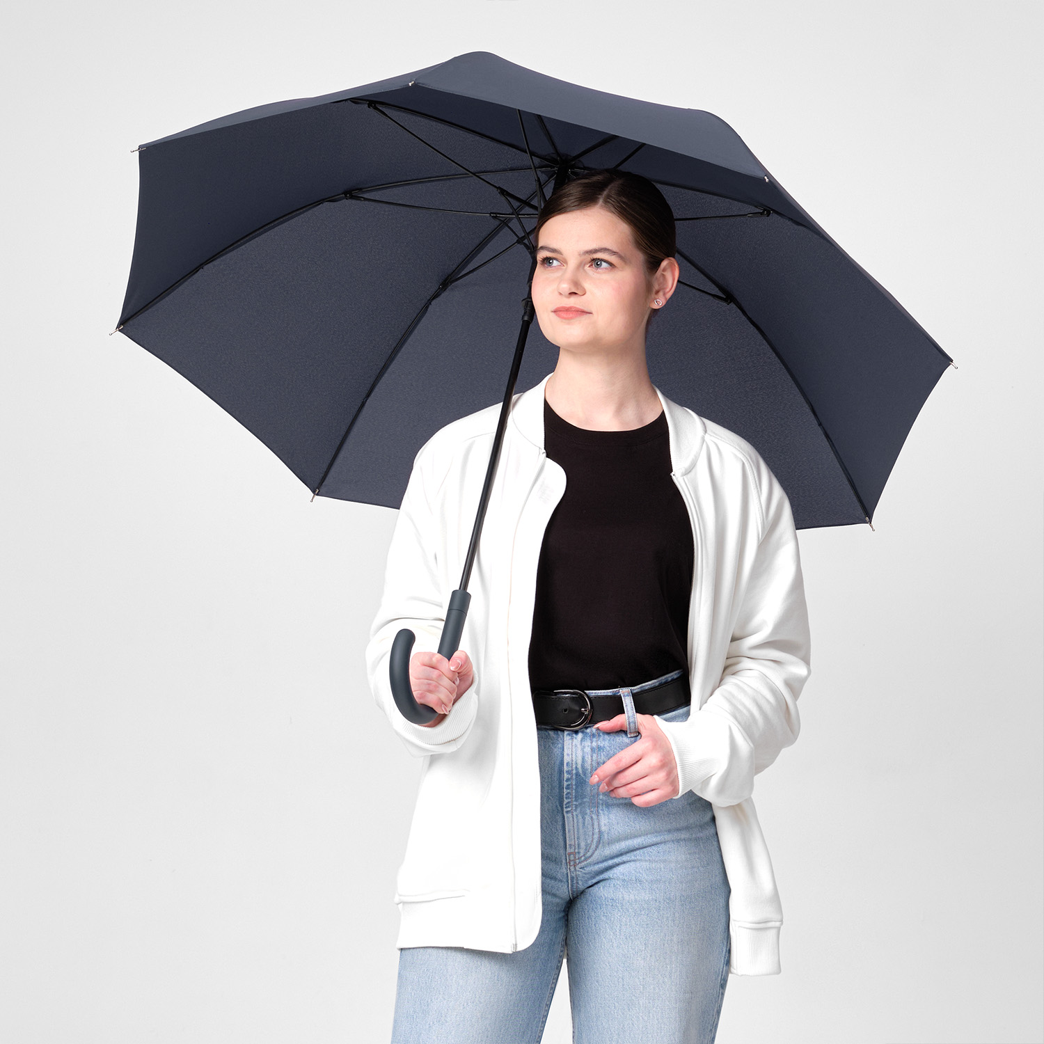 Зонт-трость Phantom, синий-6