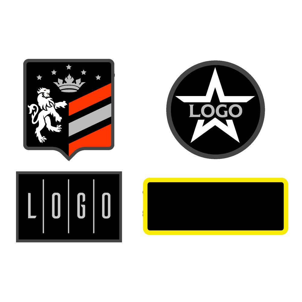 Шеврон из габардина Gabo M, черный-0