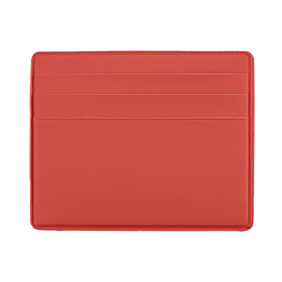 Чехол Simply для 6 карт с отделением для денег, красный, PU , красный-0