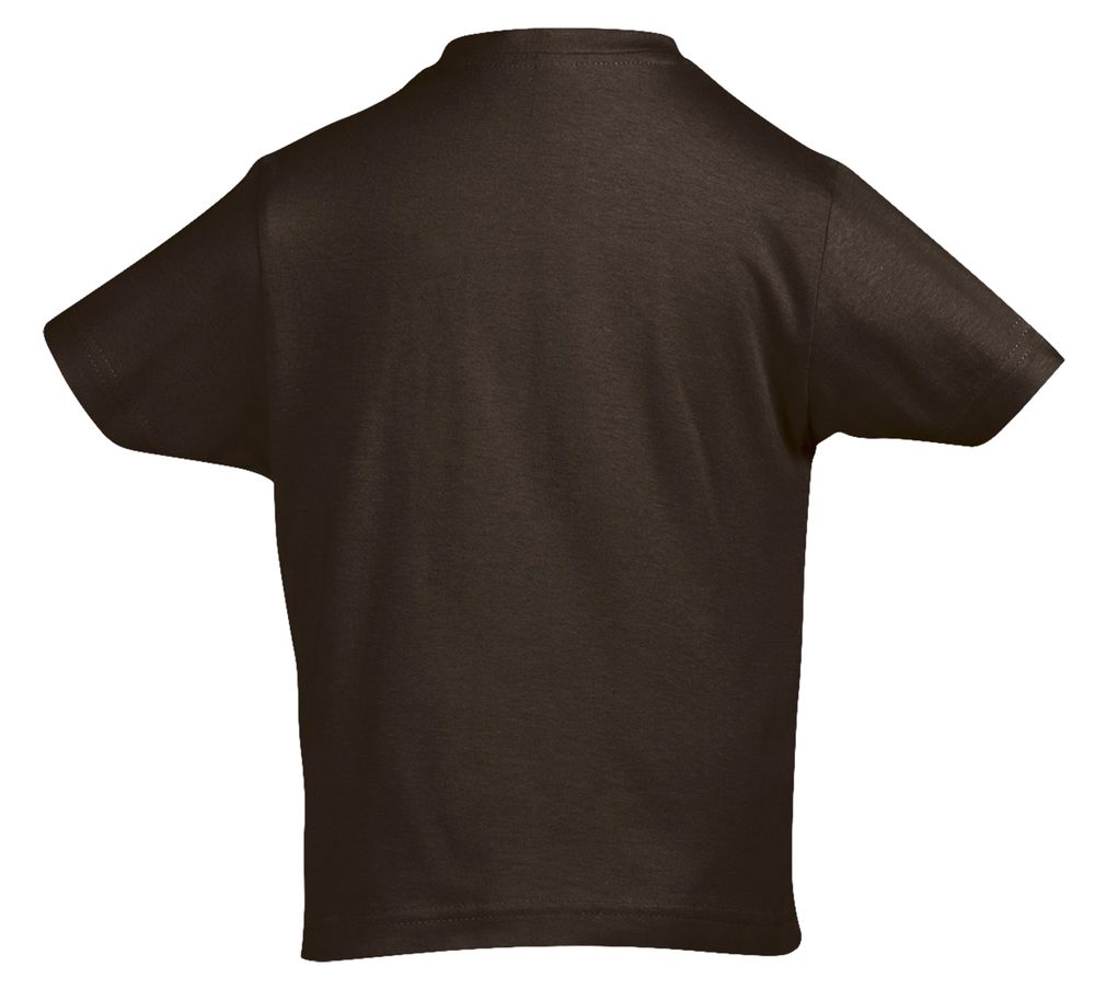 Футболка детская Imperial Kids, шоколадно-коричневая-1
