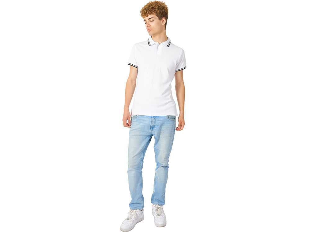 Рубашка поло Erie мужская, белый-3