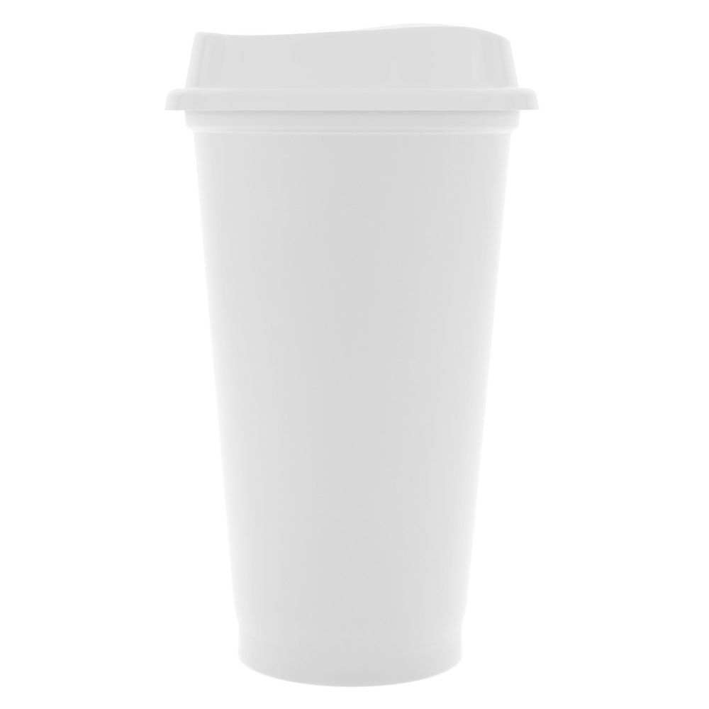 Стакан с крышкой Color Cap White, белый-0