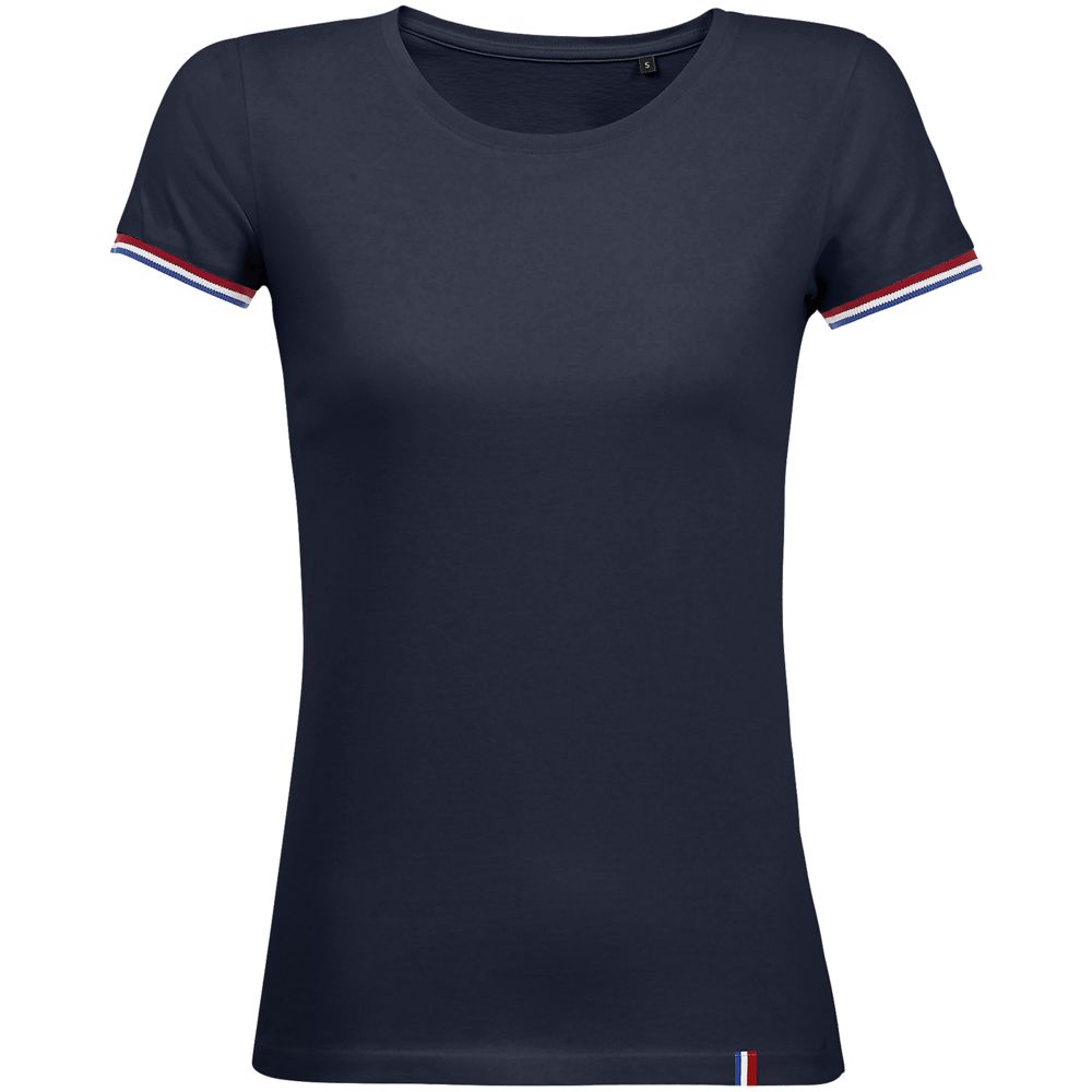 Футболка женская Rainbow Women, темно-синяя с ярко-синим-1