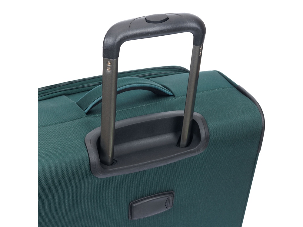 Чемодан TORBER Seyd, тёмно-зелёный, нейлон 600D, 48 х 22 х 78 см, 85 л-4