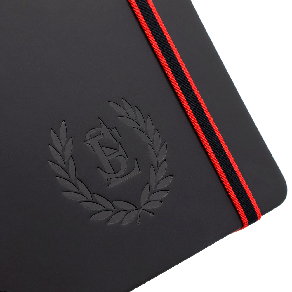 Ежедневник A5 недатированный Sir Lewis в твёрдом переплёте, Красный-4