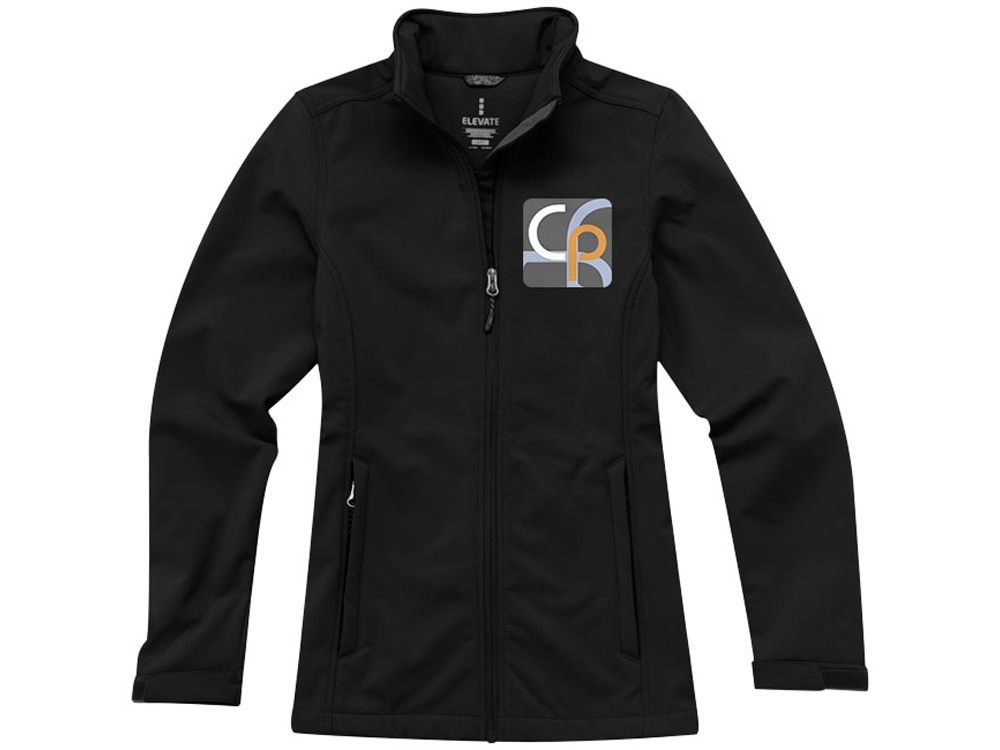 Куртка софтшел Maxson женская, черный-4