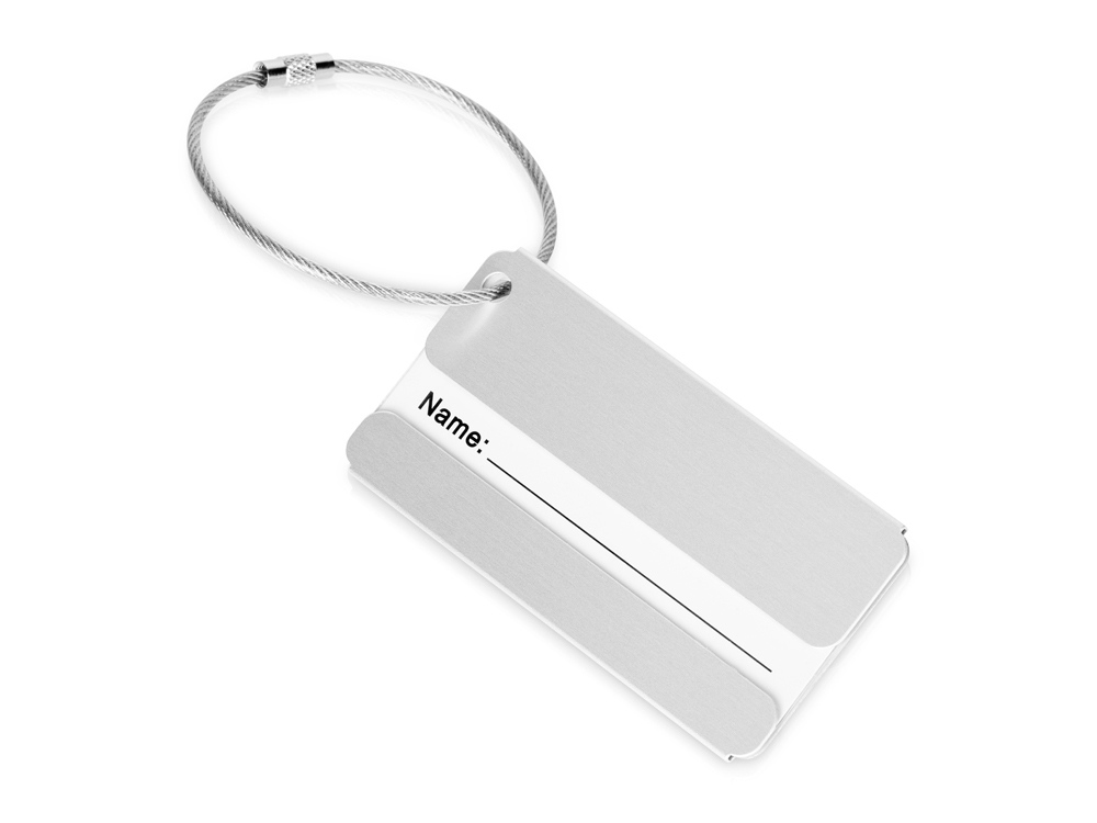 Бирка для багажа Travel, серебристый-0