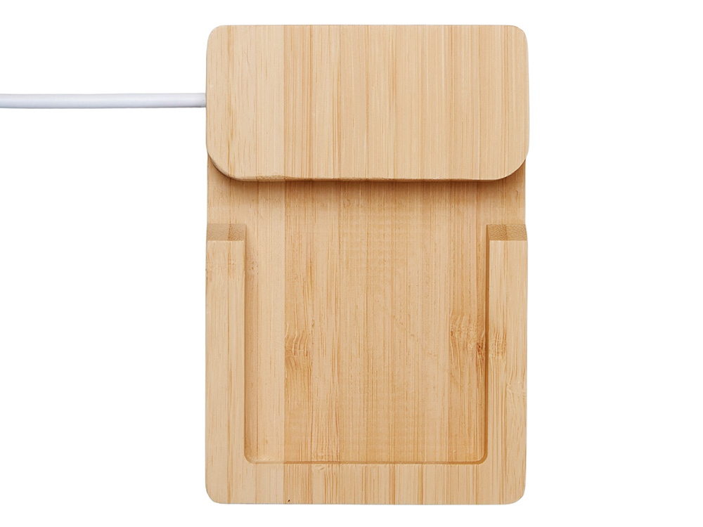 USB хаб Memo, 2*USB, 2*Type C, бамбук-6