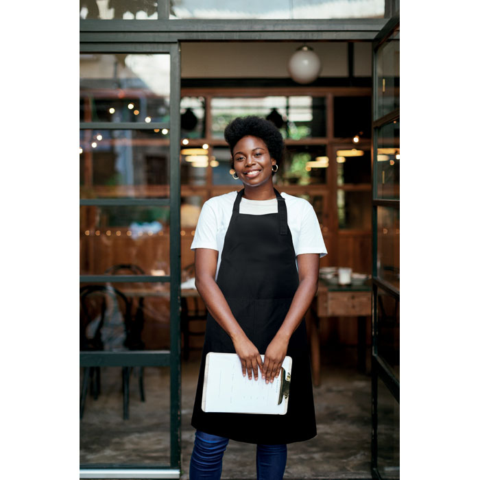 Фартук кухонный, черный-1