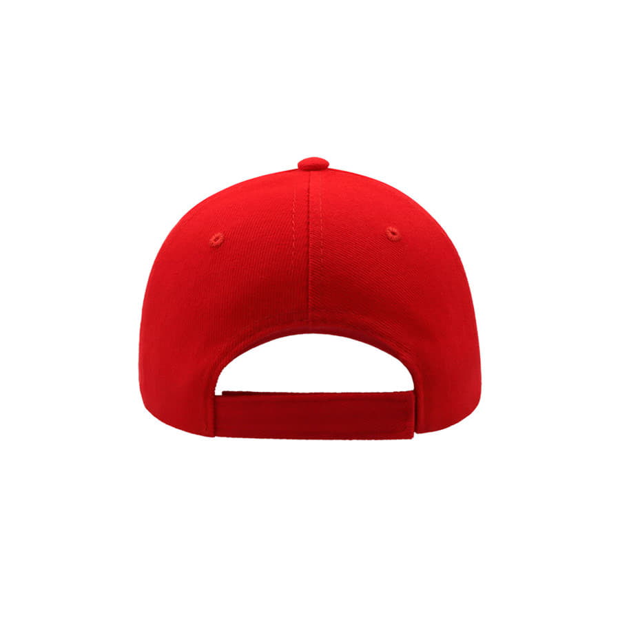 Бейсболка LIBERTY FIVE, 5 клиньев, застежка на липучке, красный-3