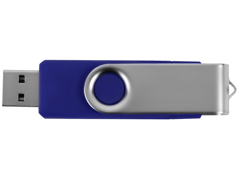 USB/micro USB-флешка 2.0 на 16 Гб Квебек OTG, синий-4