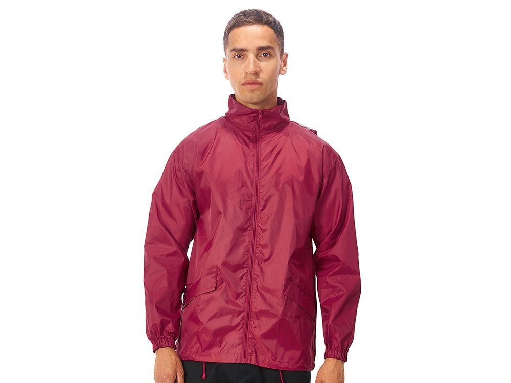 Ветровка Miami мужская с чехлом, красный-1