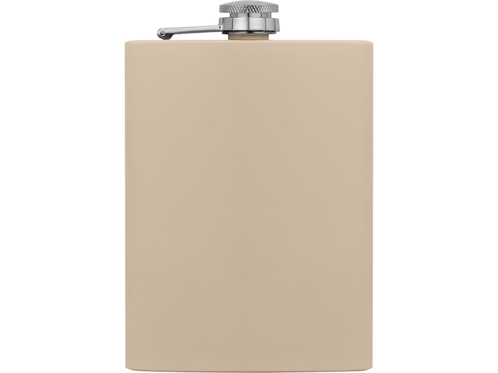 Фляжка 240 мл Remarque soft touch, 304 сталь, бежевый-4