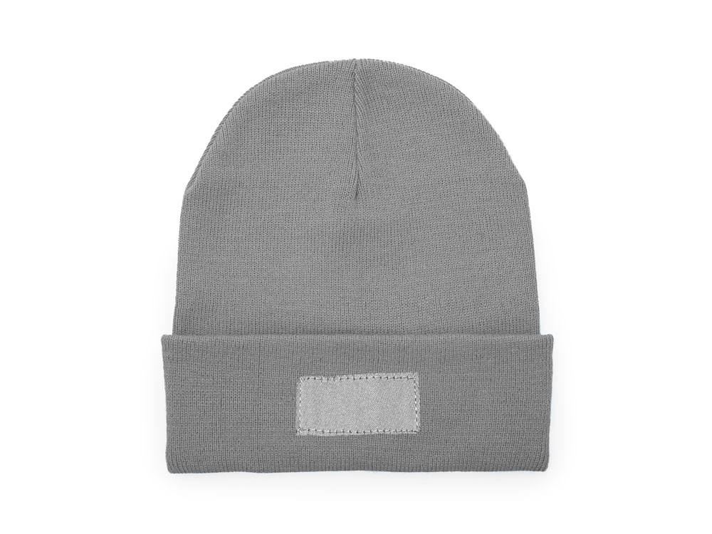 Вязаная шапка BULNES из двухслойного акрила, серый-0