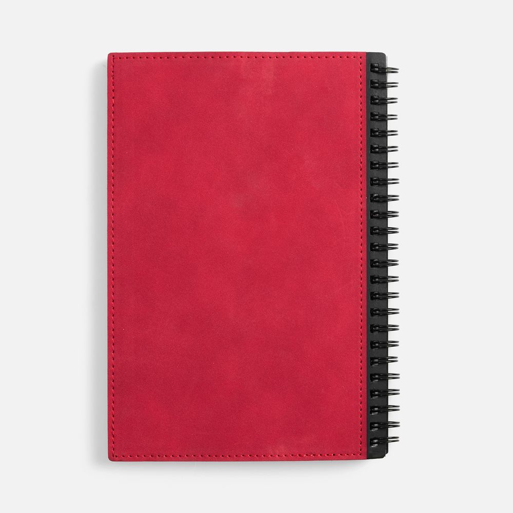 Ежедневник Notera Maxi, недатированный, красный-1