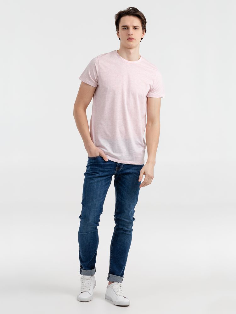 Футболка мужская Regent Fit 150, розовый меланж-1