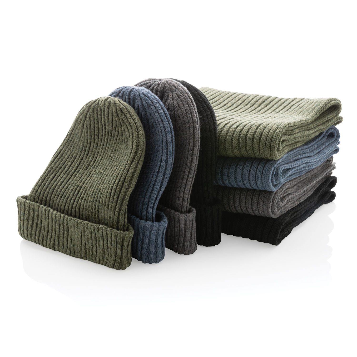 Вязаный шарф Impact из Polylana® AWARE™, 180x25 см-9