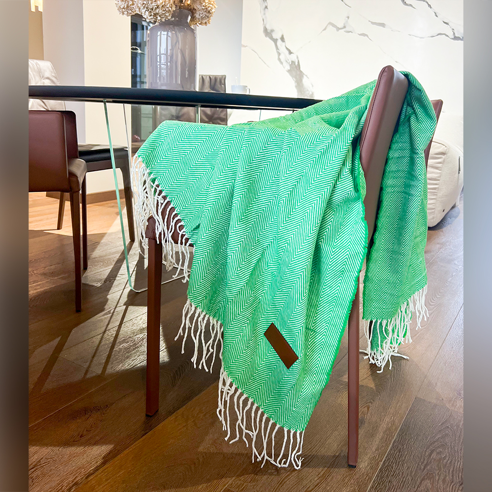 Плед акриловый Samum, Зеленый-4