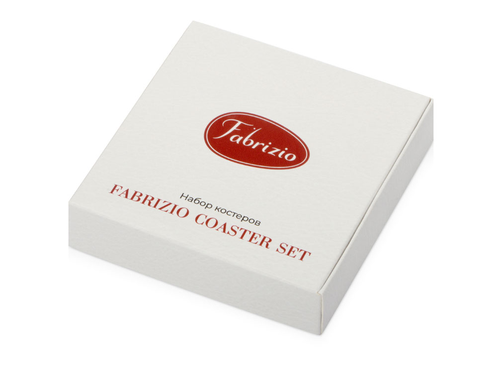 Набор костеров Fabrizio из PU, 4 шт, черный-7