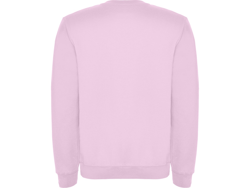 Свитшот с начесом Clasica унисекс, светло-розовый-1